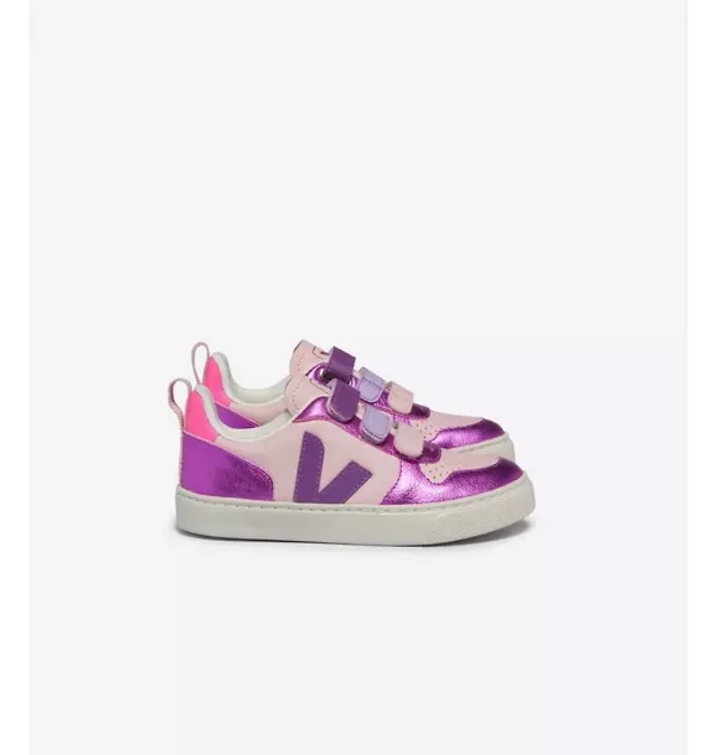 Veja Toddler Metallic V-10 Sneaker