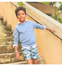 Recycled Island Hibiscus Swim Trunk