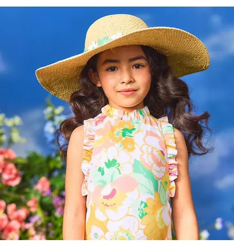 Flower Straw Sun Hat