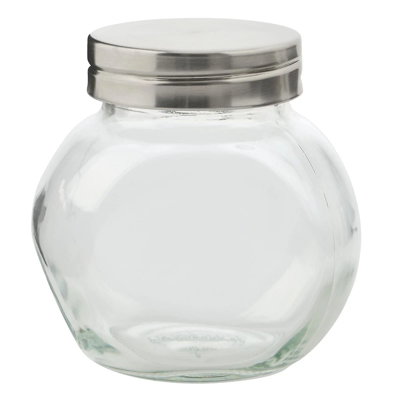 Trudeau Marshall Spice Jar, 210ml, Glass, Stainless Steel Sugar or Spice Shaker