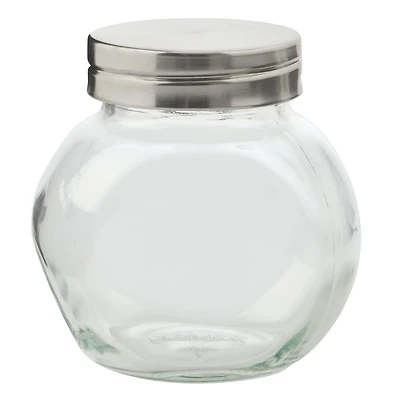 Trudeau Marshall Spice Jar, 210ml, Glass, Stainless Steel Sugar or Spice Shaker