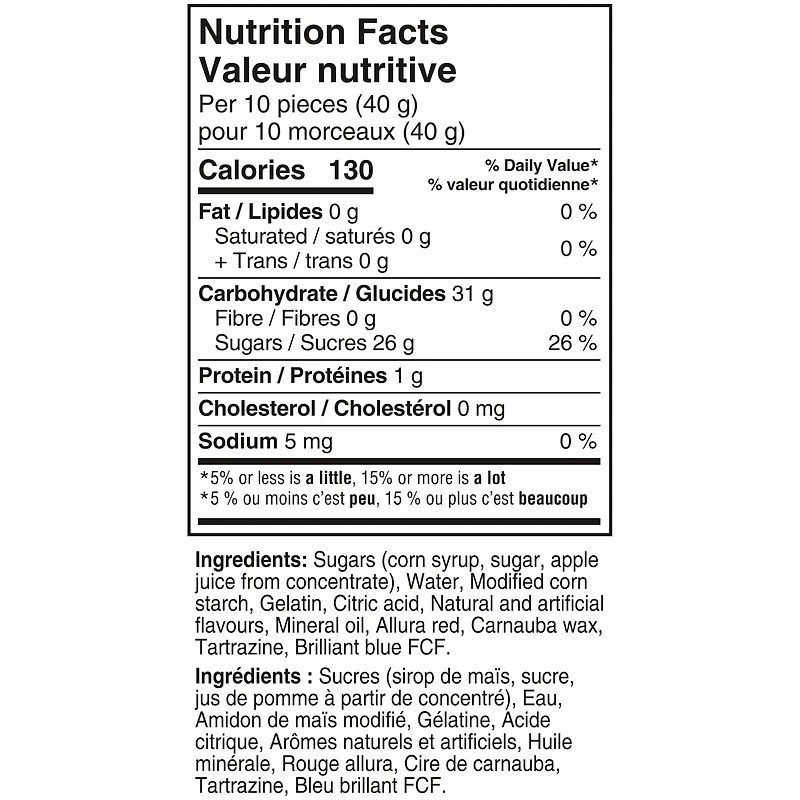 STARBURST, Originaux, bonbons gélifiés, 142g