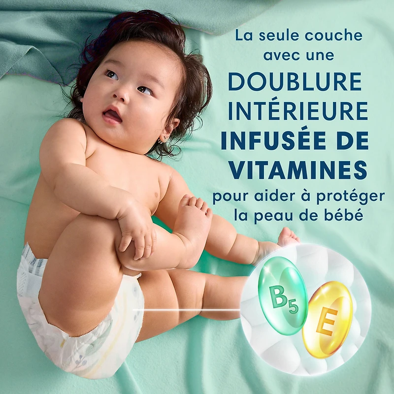 Pampers Pure Baby Diapers, Size 6 (35+ lbs), 42, Up to 100% Leakproof, Premium Hypoallergenic Soft Diapers