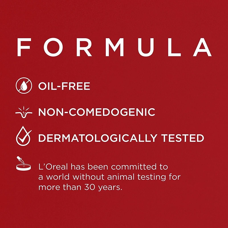 L'Oréal Paris Fond de Teint Pro - Mat/ Sans Huile, Léger