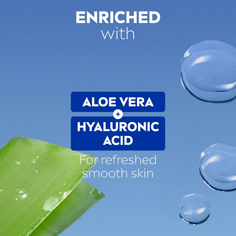 NIVEA Refreshing Day Cream, 24H Moisture for Normal Skin, 50ml, Face Moisturizer with Hyaluronic acid