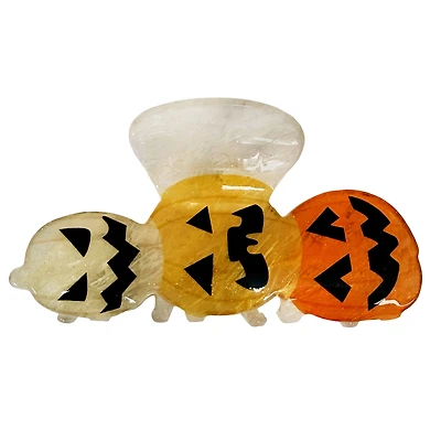 Way To Celebrate Stacked Pumpkin Claw Hair Clip