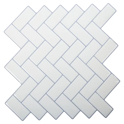 Truu Design Carrelage mural à chevrons
