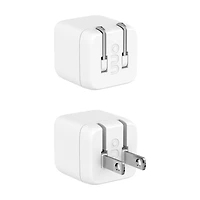 onn 20W Single USB-C Port Wall Charger with 3ft Lighting to C Cable, Fast Charging, MFI & USB-IF Certified, Foldable Plug, White