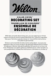 Wilton Ensemble de Décoration Tourbillon de Couleurs