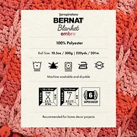 Bernat® Blanket Ombre™ Yarn, Polyester #6 Super Bulky, 10.5oz/300g, 220 Yards