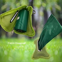 Eco Waste Bags 400ct with 1 Fabric Dispenser, 23cm*33cm*15mic, 20 Bags/Roll, 20 Rolls/pack