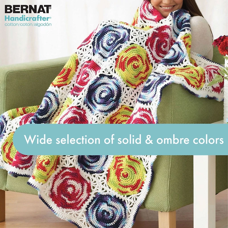 Bernat® Fil Ombre Handicrafter®, Coton #4 Moyen, 12oz/340g