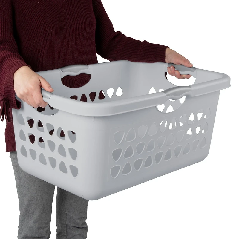 Sterilite 71 L  Ultra™ Laundry Basket Cement
