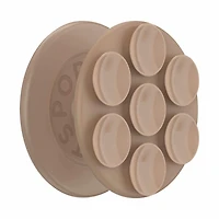PopSockets PopGrip Suck-up pour MagSafe Rond avec Adaptateur Latte