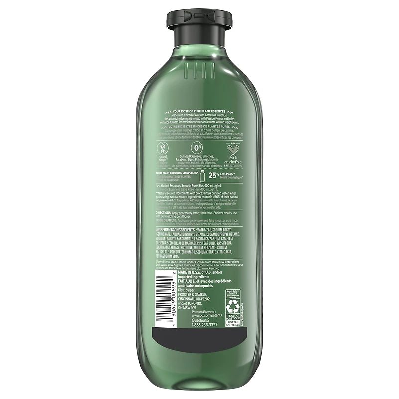 Herbal Essences Full + Thick Passionflower Sulfate Free Shampoo, 400ml