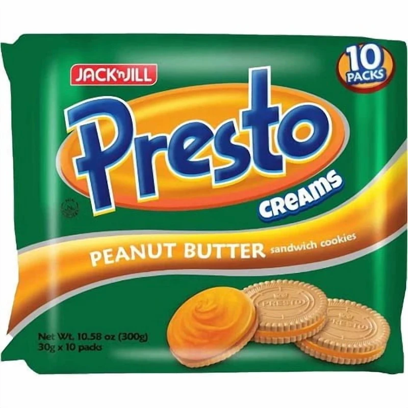Jack n Jill Presto Creams Peanut Butter Sandwich Cookies