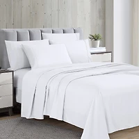 Swift Home Luxury 6-Piece Sheet Set with Extra Pillow Case, Double, White