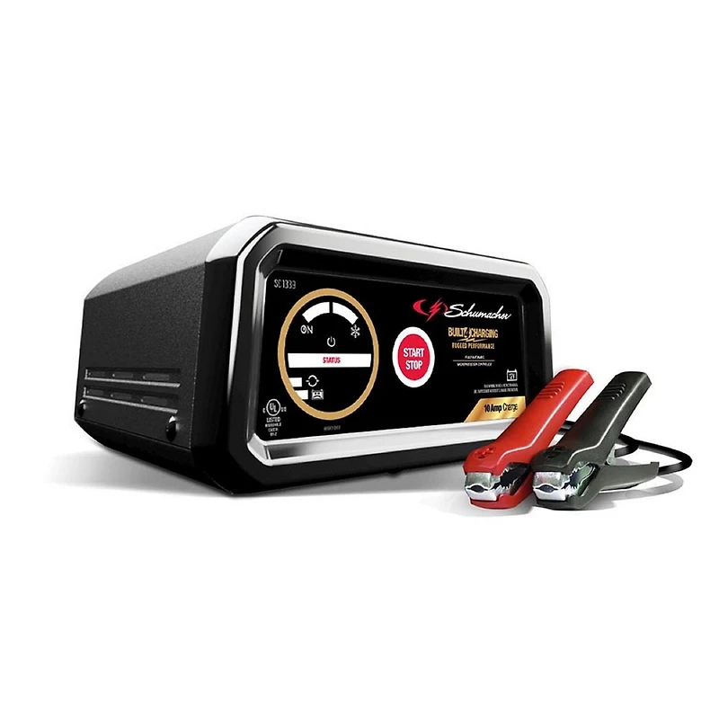 Schumacher Electric 10 Amp 12V Fully Automatic Car Battery Charger and Maintainer, SC1339