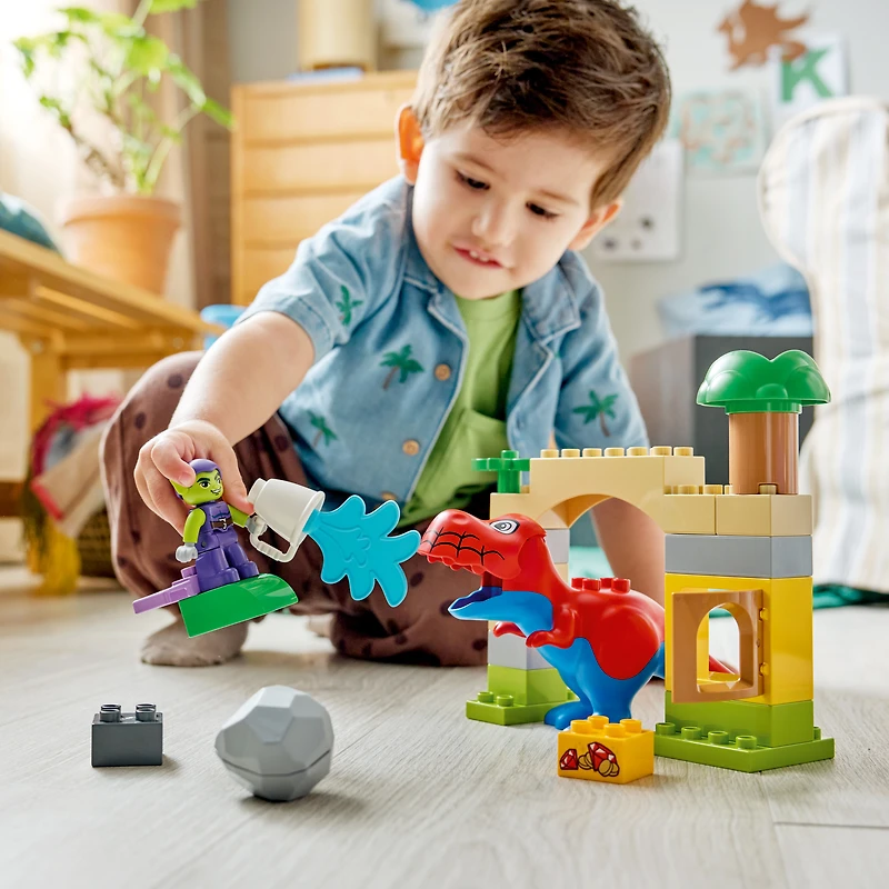 LEGO DUPLO Marvel Dinosaur Spidey-Rex vs. Green Goblin Building Toy for Toddlers - Spidey and His Amazing Friends Toys for Boys & Girls, Ages 2+ - Gifts for Kids - 10463