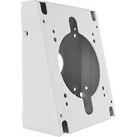 CTA Digital Prime Double VESA Wedge et Prise/PoE Cover pour Tablettes aux normes VESA 75 x 75 et 100 x 100 - Blanc