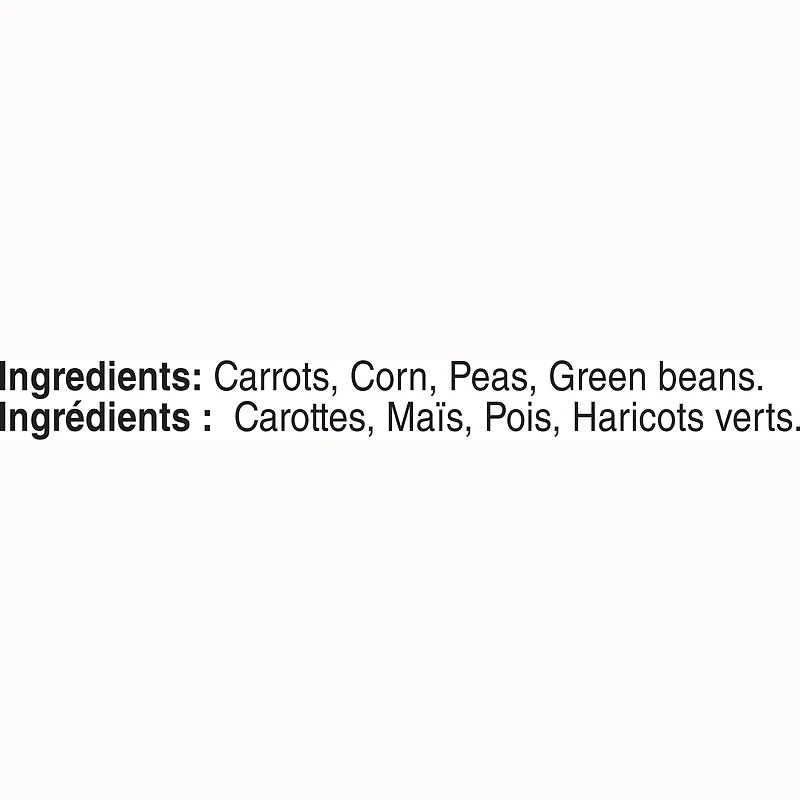 Green Giant Mixed Vegetables, 750 g