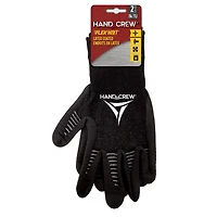 HandCrew 2pk Flex Knit Work Glove (One Size Fits All)