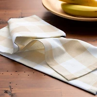 Fabstyles Country Check Cotton Set of 4 Kitchen Towel