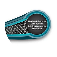 Teknor Apex Tuyau de jardin Triflex robuste, résistant aux plis, 50' (diamètre 5/8 po)