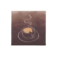 Coffee Mug Embellished Canvas