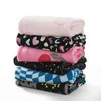 Mainstays Kids Plush Throw Blanket Rainbow