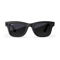 Ray-Ban | Meta Wayfarer (Gen 1) Large – Noir Mat, Verres Polarisés Dégradés Graphite