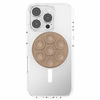 PopSockets PopGrip Suck-up for MagSafe Round with Adapter Latte