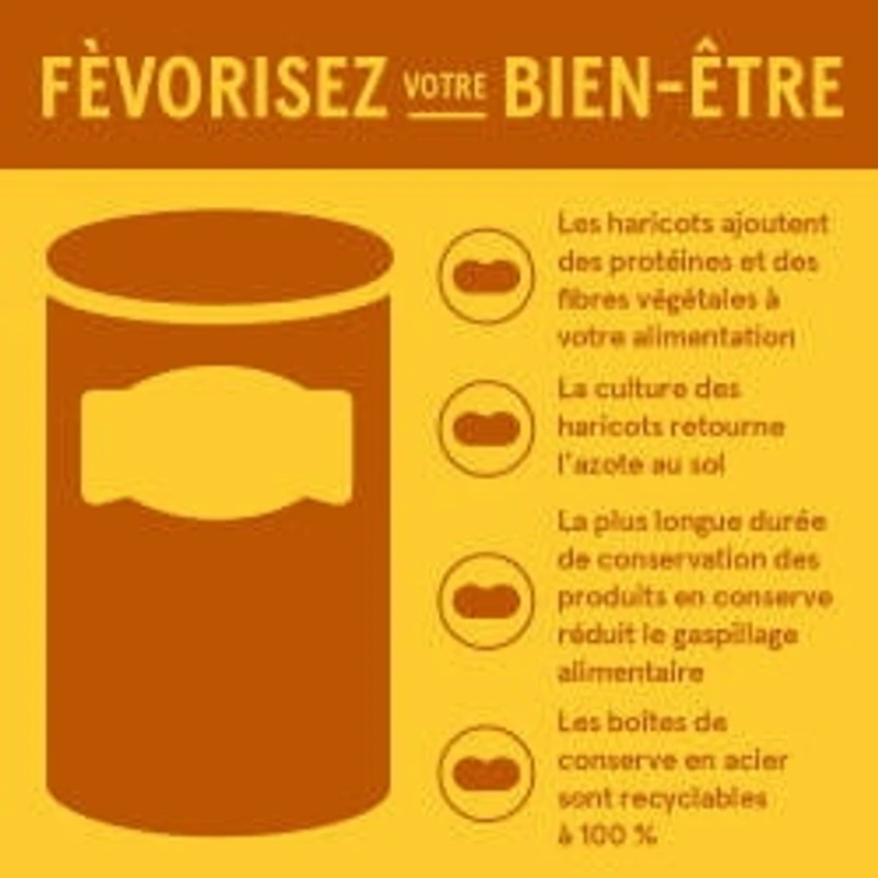 BUSH'S® Fèves au Lard Cassonade et Hickory, 398mL