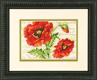 Poppy Pair Counted Cross Stitch Kit by Dimensions