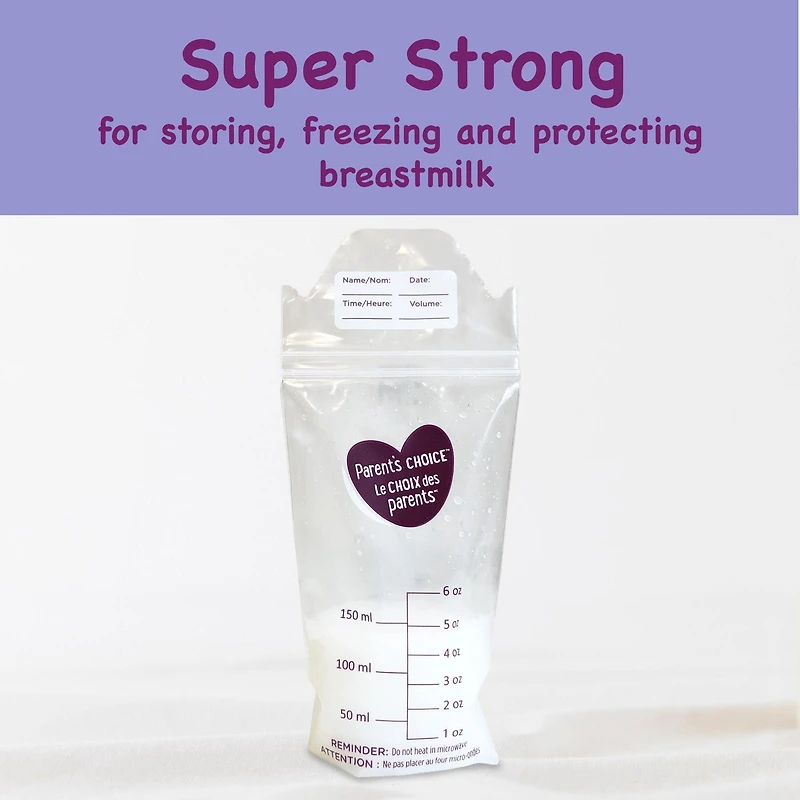 Parent's Choice Breast Milk Storage Bags