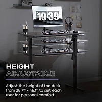 Hometrends Height-Adjustable Desk