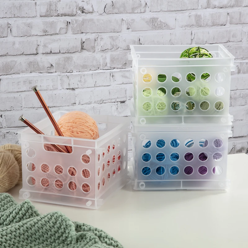 Sterilite Mini Crate, Clear