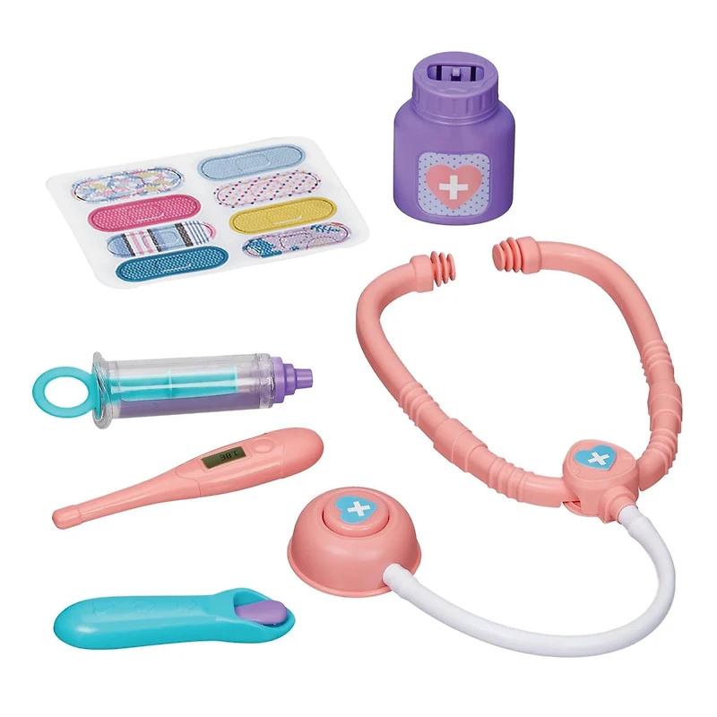 My Sweet Baby 16" Get Better Now Baby Doll Play Set, 9 Pieces Included, Light Skin Tone