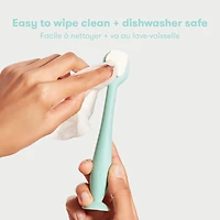 Frida Baby - Silicone Booty Brush Applicator for Infant Diaper Rash Cream and Butt Paste, Blue