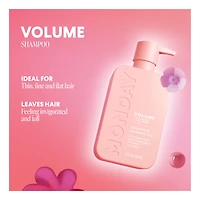 MONDAY Haircare VOLUME Shampoo with Hydrolyzed Collagen & Macadamia Oil for Thin, Fine & Flat Hair