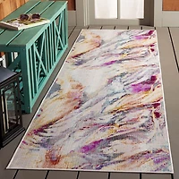 SAFAVIEH Rainbow Kiro Abstract Indoor/Outdoor Area Rug