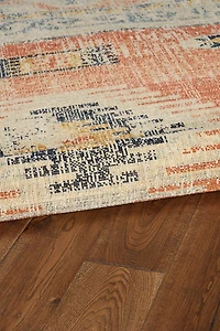 Great Zero Barlow Ivory & Rust 5' x 7'6" Area Rug
