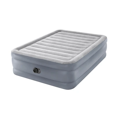 Intex 20" Queen Dura-Beam® Deluxe Raised Air Mattress with Built-in Pump