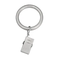 Mainstays 1” Nickel Curtain Clip Rings (7 Pack)