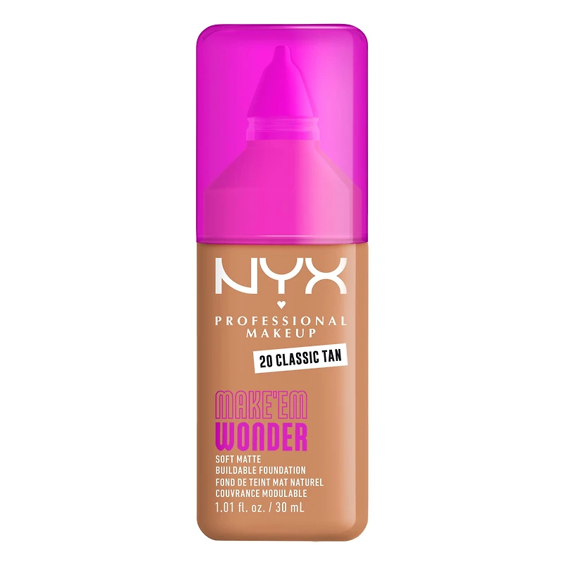 NYX Professional Makeup MAKE EM WONDER FOUNDATION CLASSIC TAN