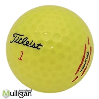 Mulligan - 60 balles de golf récupérées Titleist TruFeel 2024 jaunes 4A