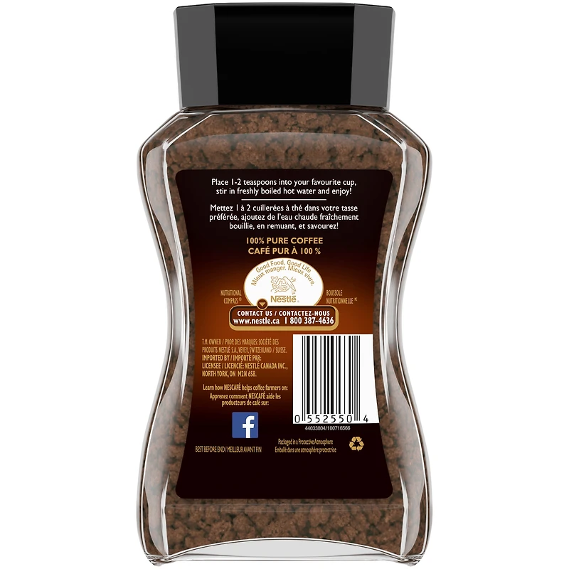 NESCAFE TASTER’S CHOICE Café Instantané Classique