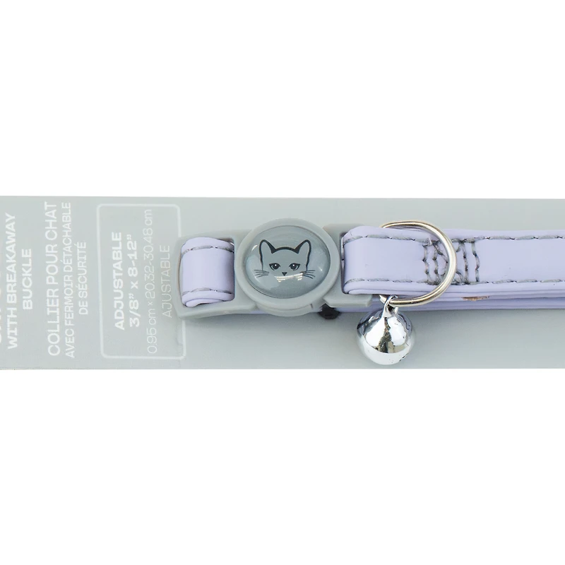 One Paw, Collier de Sécurité pour Chat en Cuir Végan, Fermoir Détachable