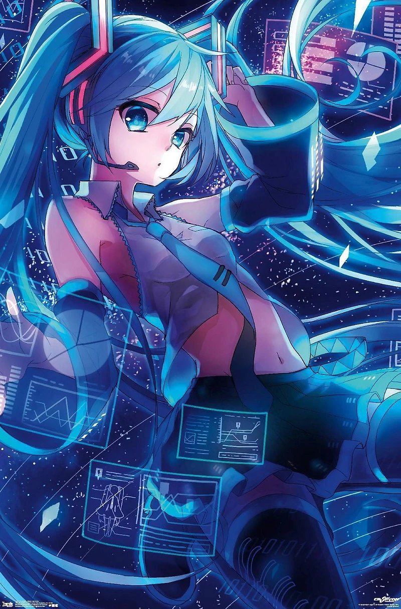 Hatsune Miku - Screens Wall Poster