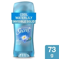Antisudorifique et désodorisant invisible en bâton Secret, parfum Nénuphar
